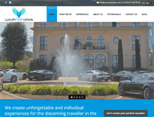 Tablet Screenshot of luxurytripspain.com